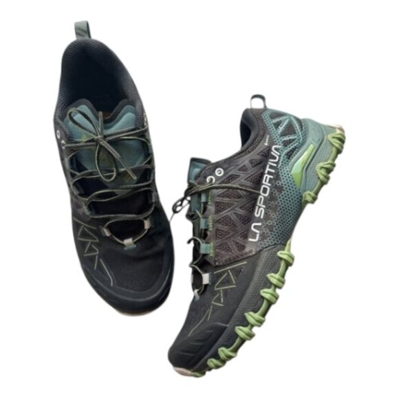 LA SPORTIVA Bushido II GTX Womens Size 8.5 Carbon/Mist Mountain Running Ergonomi - Picture 1 of 11